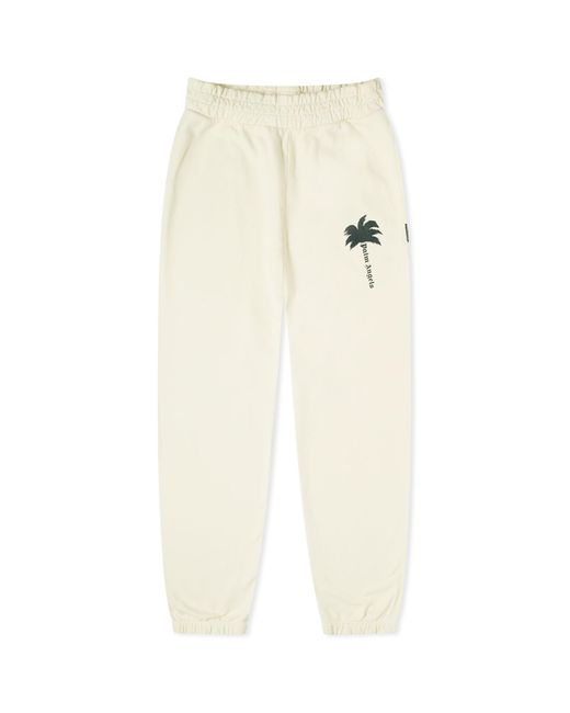 Palm Angels Natural Logo Sweatpants for men