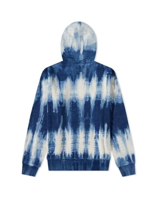 Blue and shop white polo hoodie