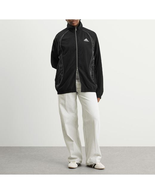 Adidas Black Adilenium Teamgeist Tracktop for men
