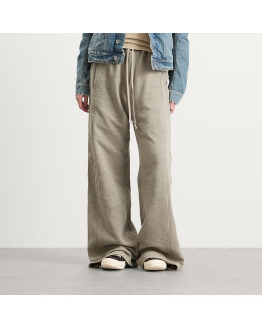 Rick Owens Gray Wide Pusher Pants
