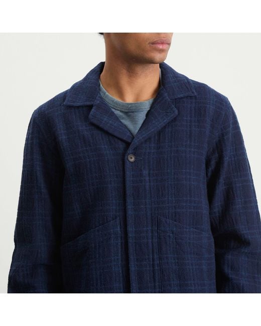 Folk Blue Chain Jacket for men