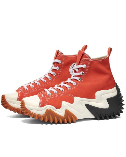 Converse Run Star Motion Canvas Platform Sneakers in Orange for Men ...