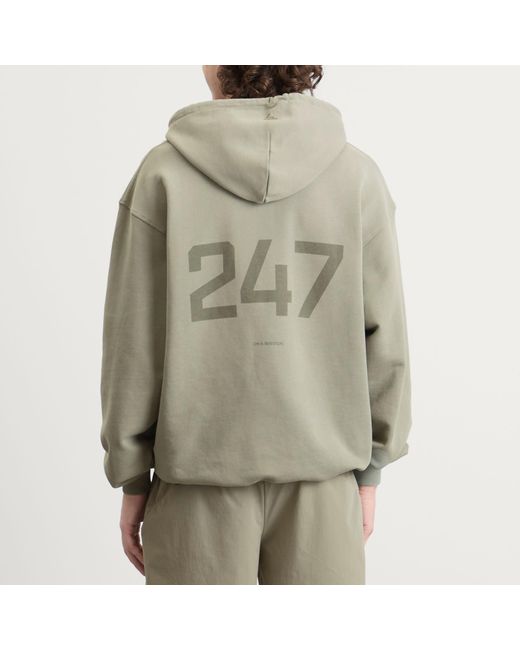 REPRESENT 247 Green Oversized Hoodie for men