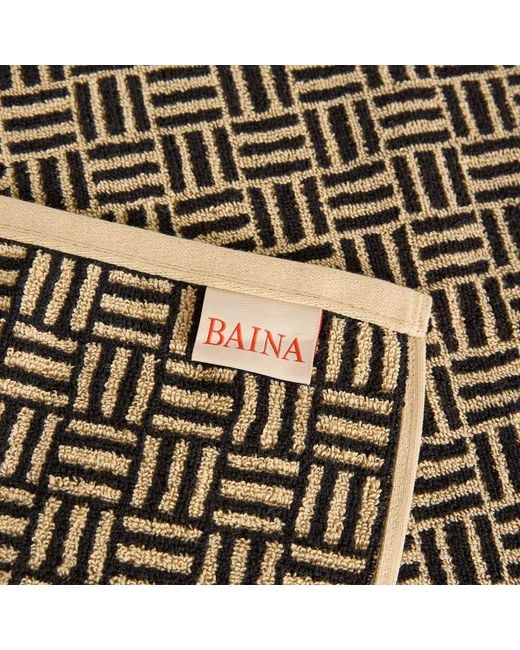 BAINA Metallic Torrens Hand Towel