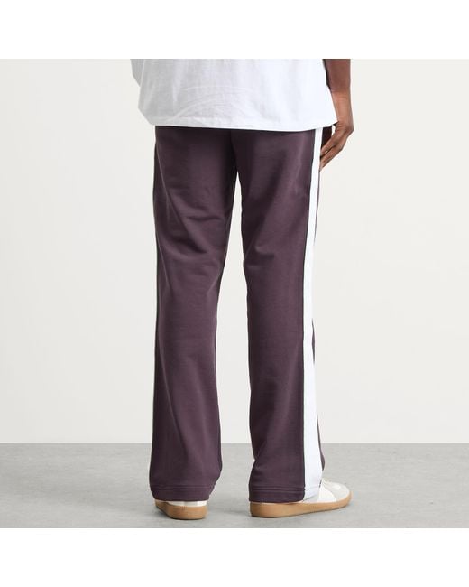 Casablanca Purple Loopback Laurel Tape Pintuck Jogger for men