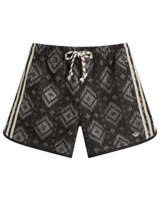 Adidas Gray Clot Ikat Short By Edison Chen for men
