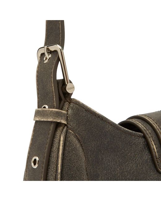 OSOI Brown Hobo Brocle Bag