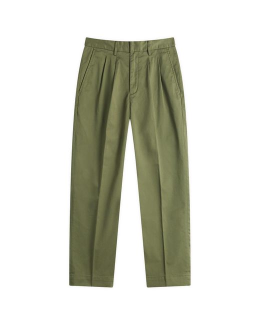 Barbour Green Ted Relaxed Fit Chino Trousers for men