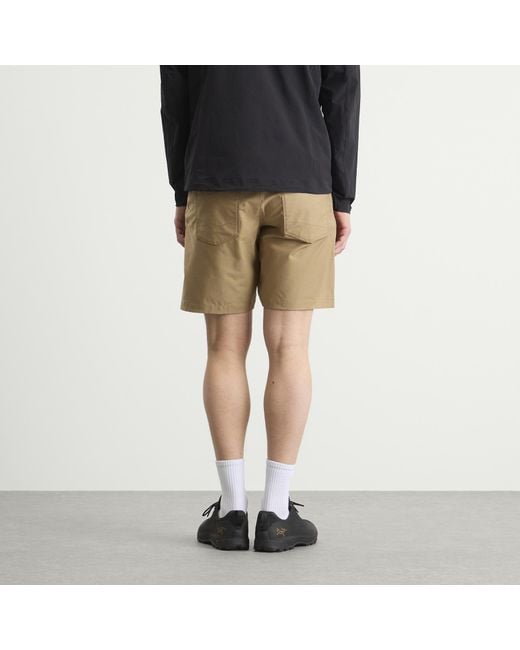 Arc'teryx Natural Kragg Cotton 9" Shorts for men