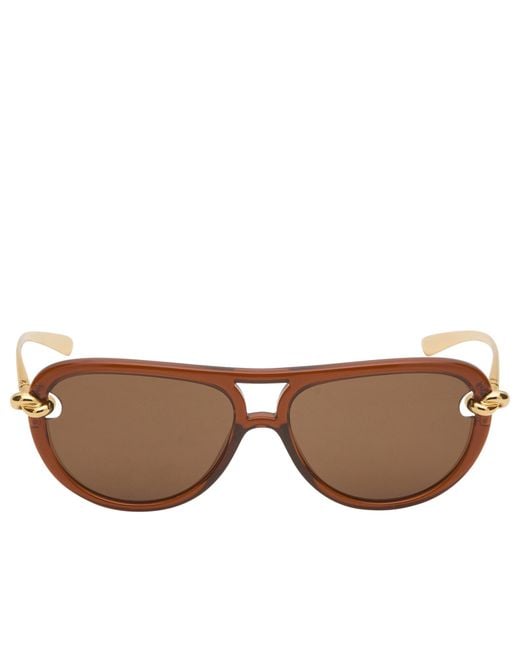 Bottega Veneta Brown Bottega Veneta Bv1418S New Knot Sunglasses