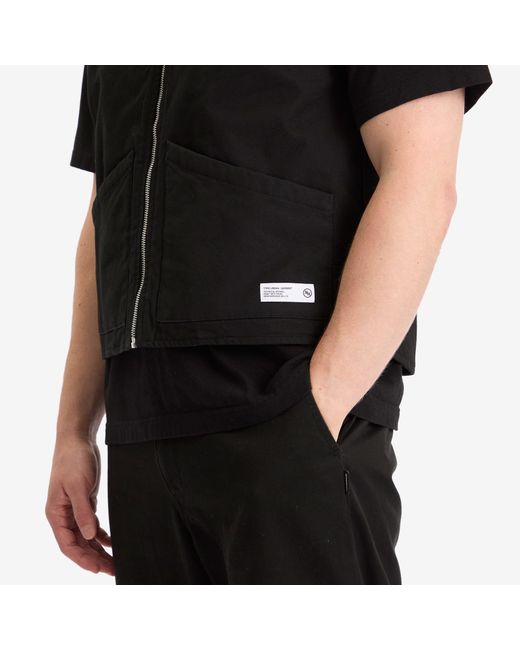 Neighborhood Black Padded Work Vest for men