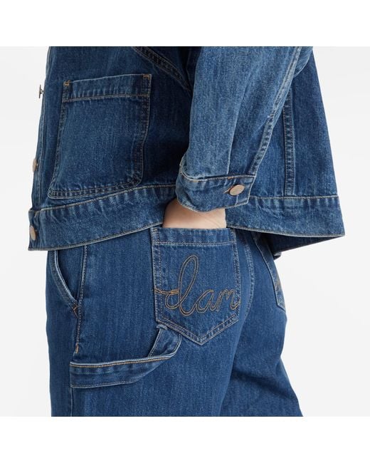 Damson Madder Blue Iza Denim Culotte