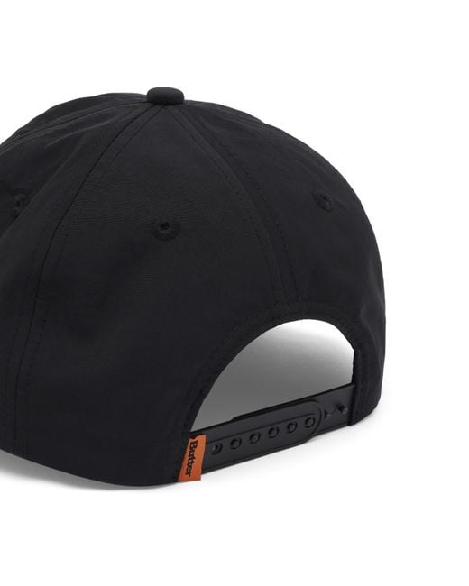 Butter Goods Black Registered 5 Panel Cap for men