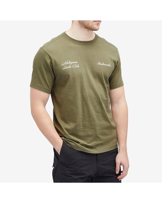 Maharishi Green Kamon T-Shirt for men