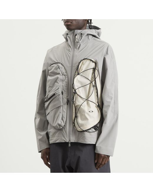 Oakley Gray Latitude Veil Slingpack Jacket for men