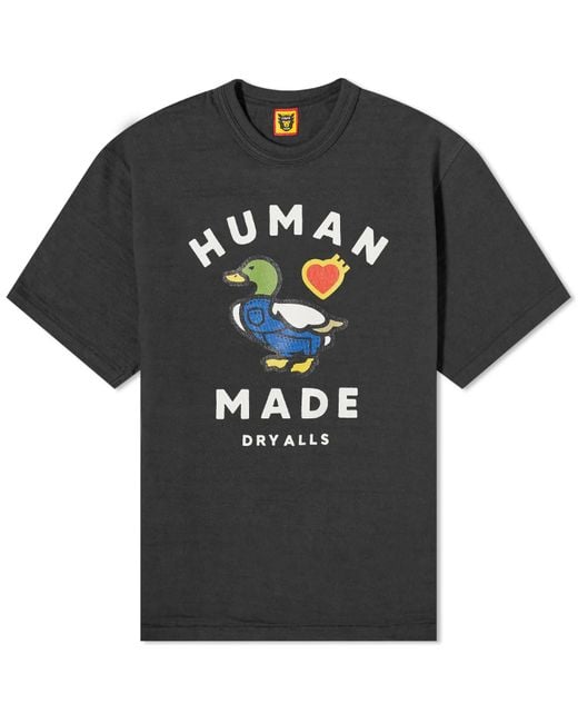 Human Made Duck T-Shirt in Black for Men | Lyst