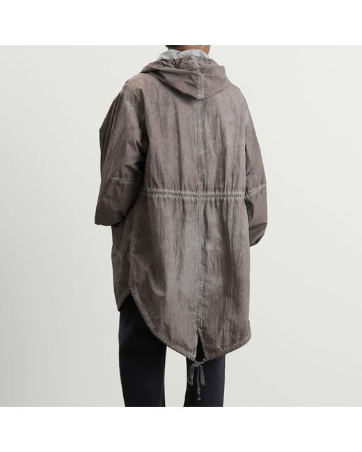 Maison Margiela Gray Parka Coat for men
