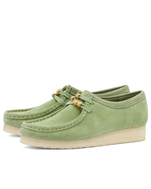 Clarks Green Wallabee