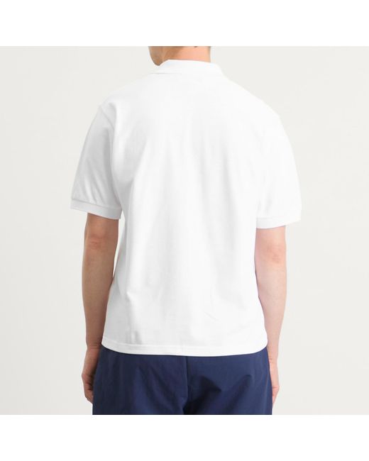 Palmes White X Atp Pique Polo Shirt Presented By End for men