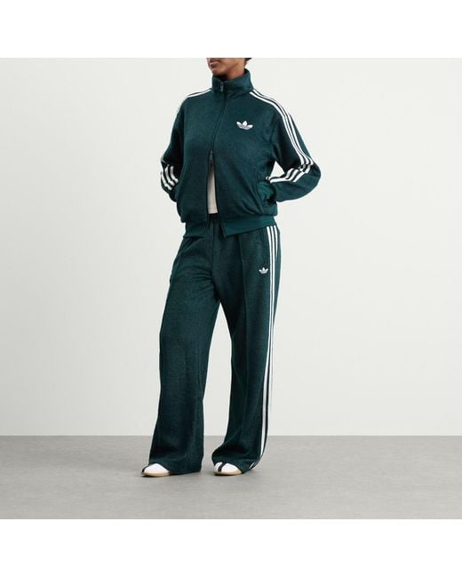 Adidas Green Mohair Firebird Track Top