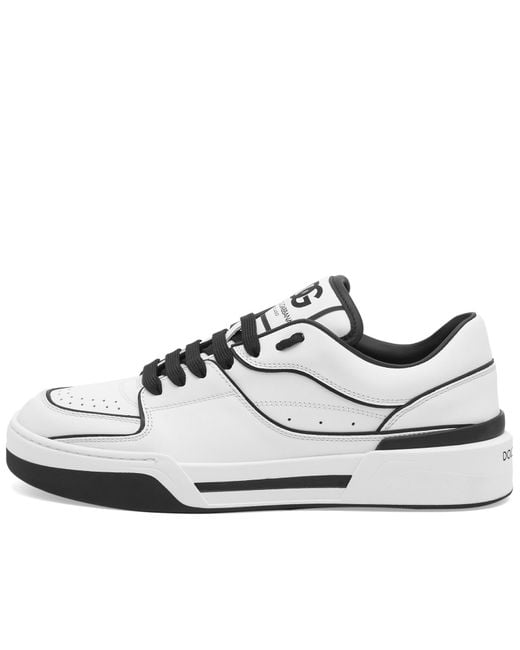 Dolce & Gabbana White Low Sneaker Shoes