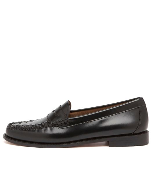 G.H.BASS Black Penny Weave Loafer