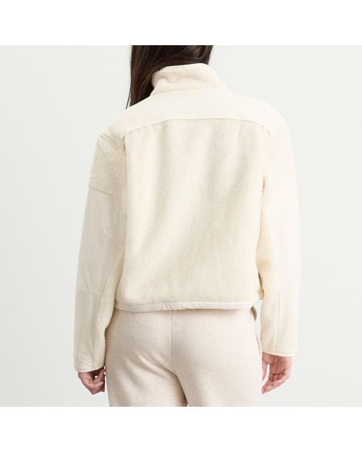 Skims Natural Teddy Sherpa Zip Up