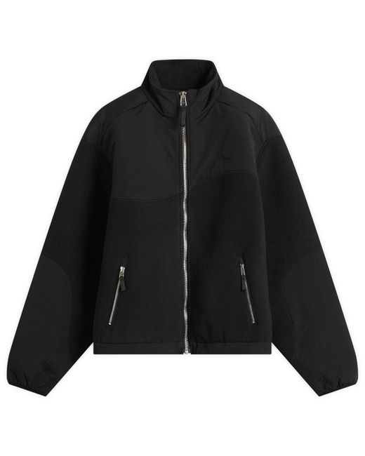 Dime Black Heavyweight Fleece Jacket for men