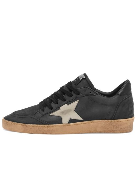 Golden Goose Deluxe Brand Black Ball Star Leather Sneaker for men