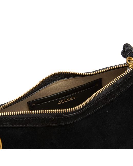 Isabel Marant Black Oskan Moon Shoulder Bag