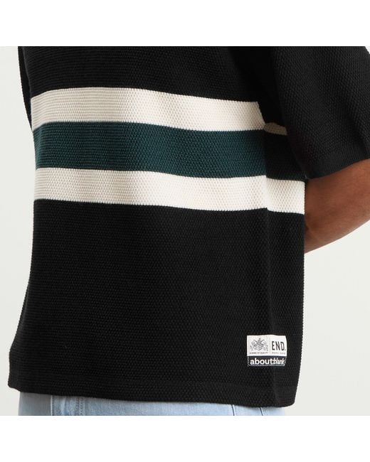 About Blank Black End. X Polo for men