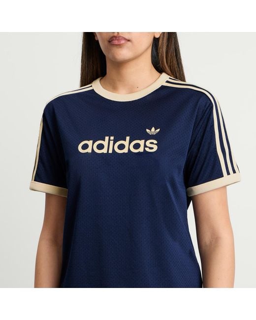 Adidas Blue Mesh T-Shirt