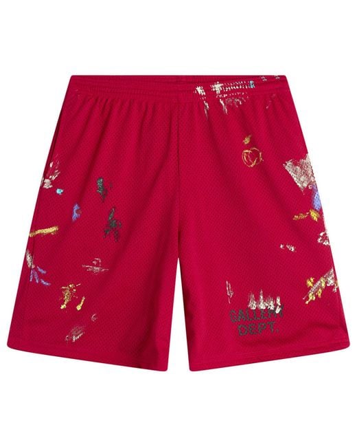 GALLERY DEPT. Studio Gym Short in Red for Men | Lyst UK