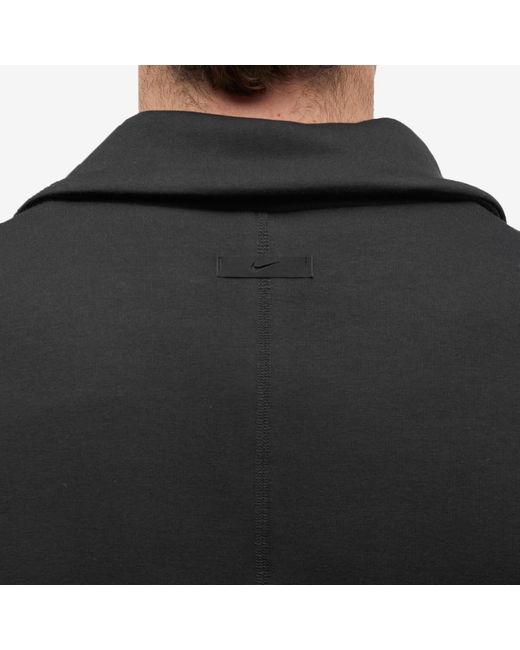 Nike Tech Fleece Trench Coat Jacket in Black for Men | Lyst