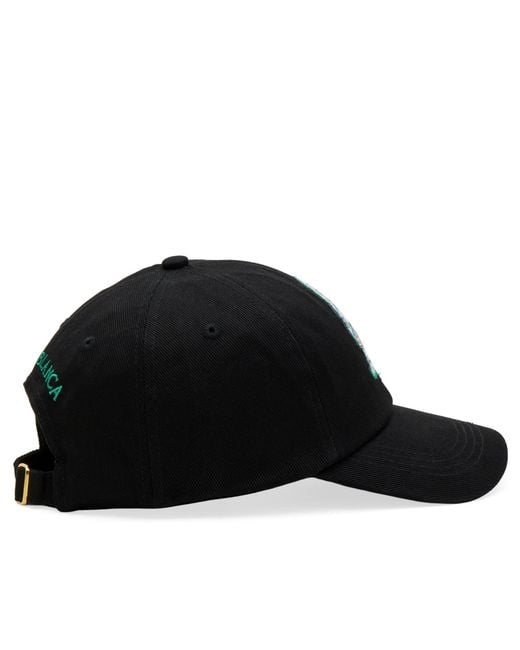 Casablanca Black Hotel Emblem Cap for men