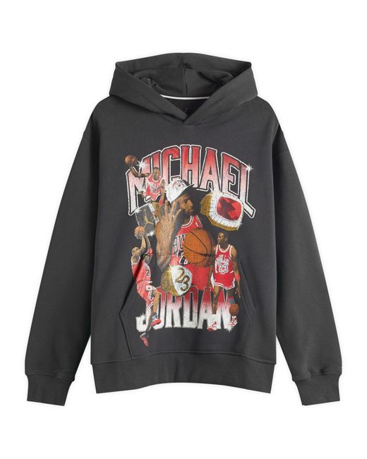 Nike Gray Flight Graphic Hoodie for men