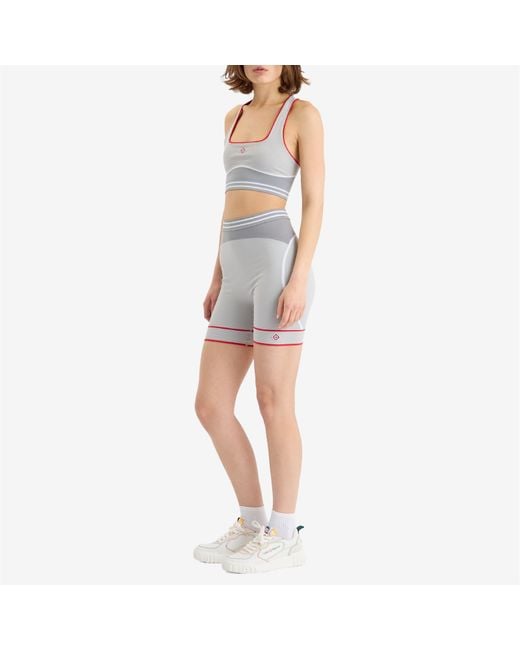 Casablanca Gray Sports Bra
