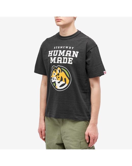 Human Made Black Tiger T-Shirt for men