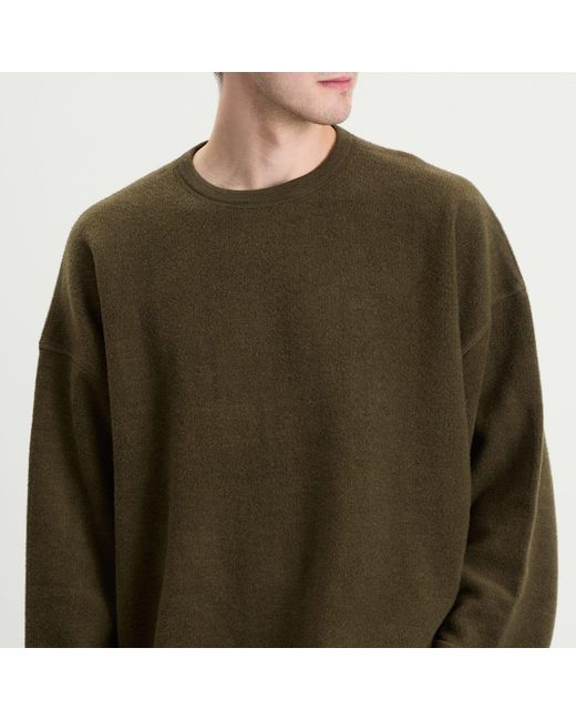 YMC Green Studio Wool Blend Sweatshirt for men
