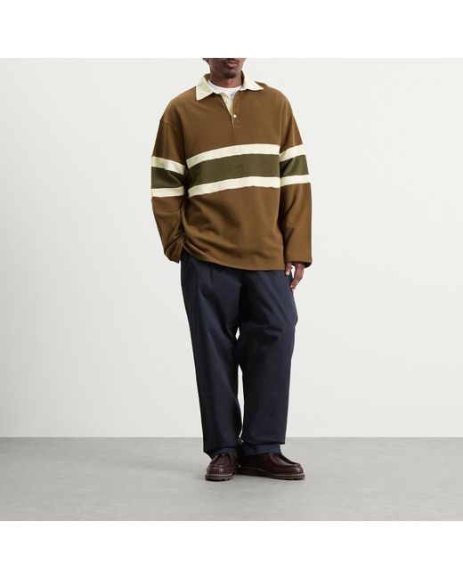 Forét Green Match Rugby Sweatshirt for men