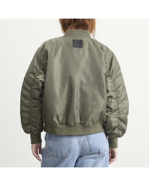 Anine Bing Green Leon Bomber Jacket