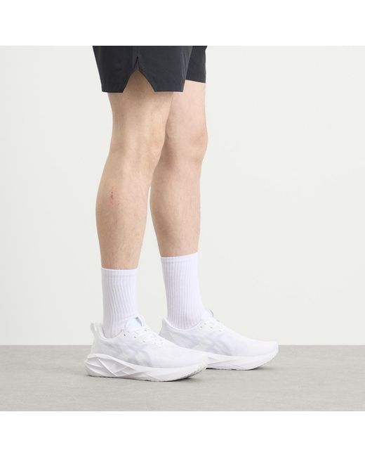 Asics White Asics Novablast 5