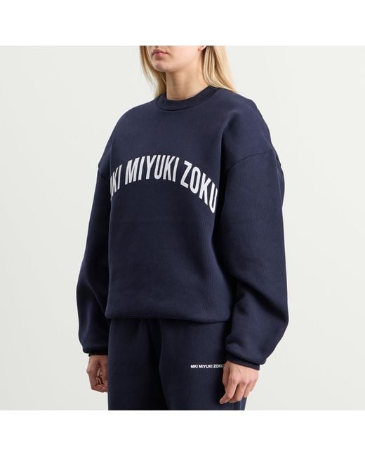 MKI Miyuki-Zoku Blue Arch Sweatshirt Presented By End