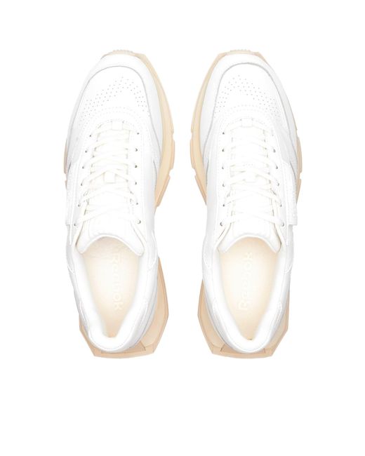 Reebok White Classic Leather Ltd Sneakers for men