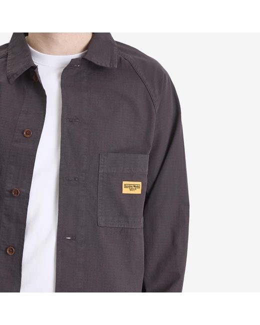 Service Works Black Ripstop Foh Jacket for men