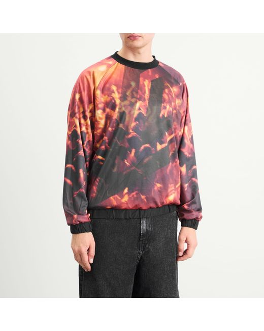 Umbro Black Reversible Crew Top for men