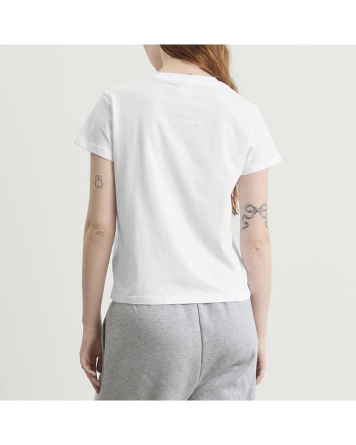 HOMMEGIRLS White X Fruit Of The Loom Classic T-Shirt