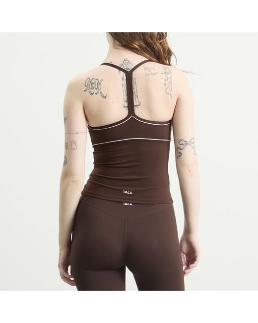 Tala Brown Dayflex Contrast Sweetheart Vest