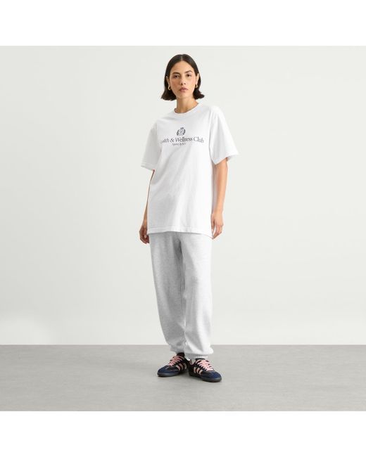 Sporty & Rich White H&W Crest T-Shirt