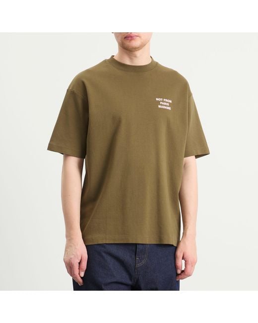 Drole de Monsieur Green Drole De Monsieur Slogan T-Shirt for men